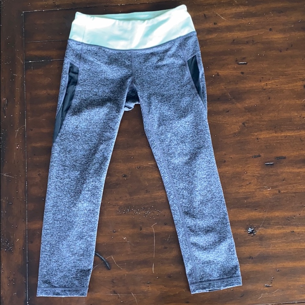 Zella athletic capris, gray, xs